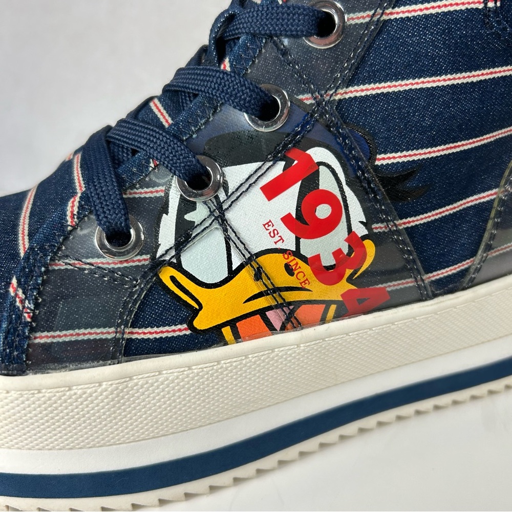Disney Donald Duck Platform Lace Up Sneaker Shoes Call It Spring; Women’s Sz 7.5 - Picture 7 of 16